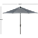 Iris Stripe Patio Umbrella