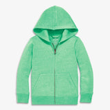 Kids cozy fleece zip hoodie