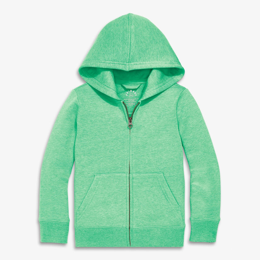 Kids cozy fleece zip hoodie