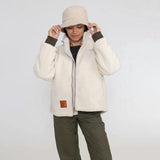 BOMBERS ORIGINAL Cleveland Fleece Jacket - Creme