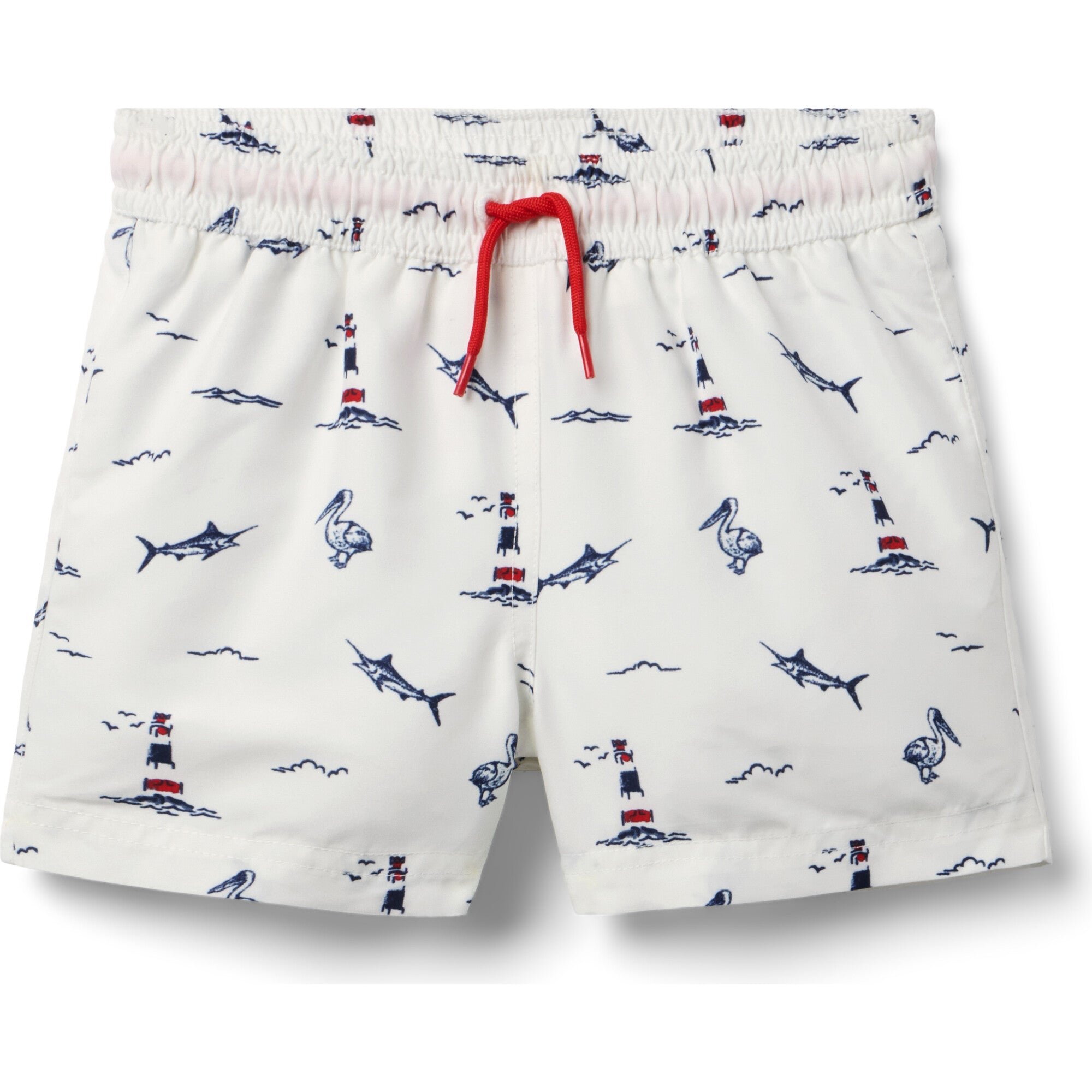 Recycled Nautical Icon Swim Trunk