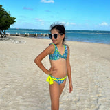 Mimi Bikini - Palm Neon Print