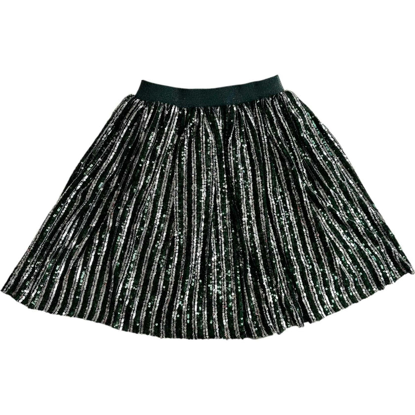 Candy Cane Sequin Striped Skirt