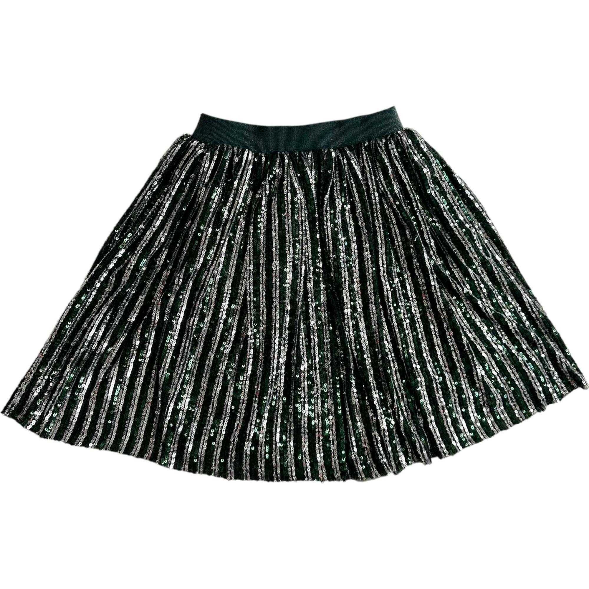 Candy Cane Sequin Striped Skirt