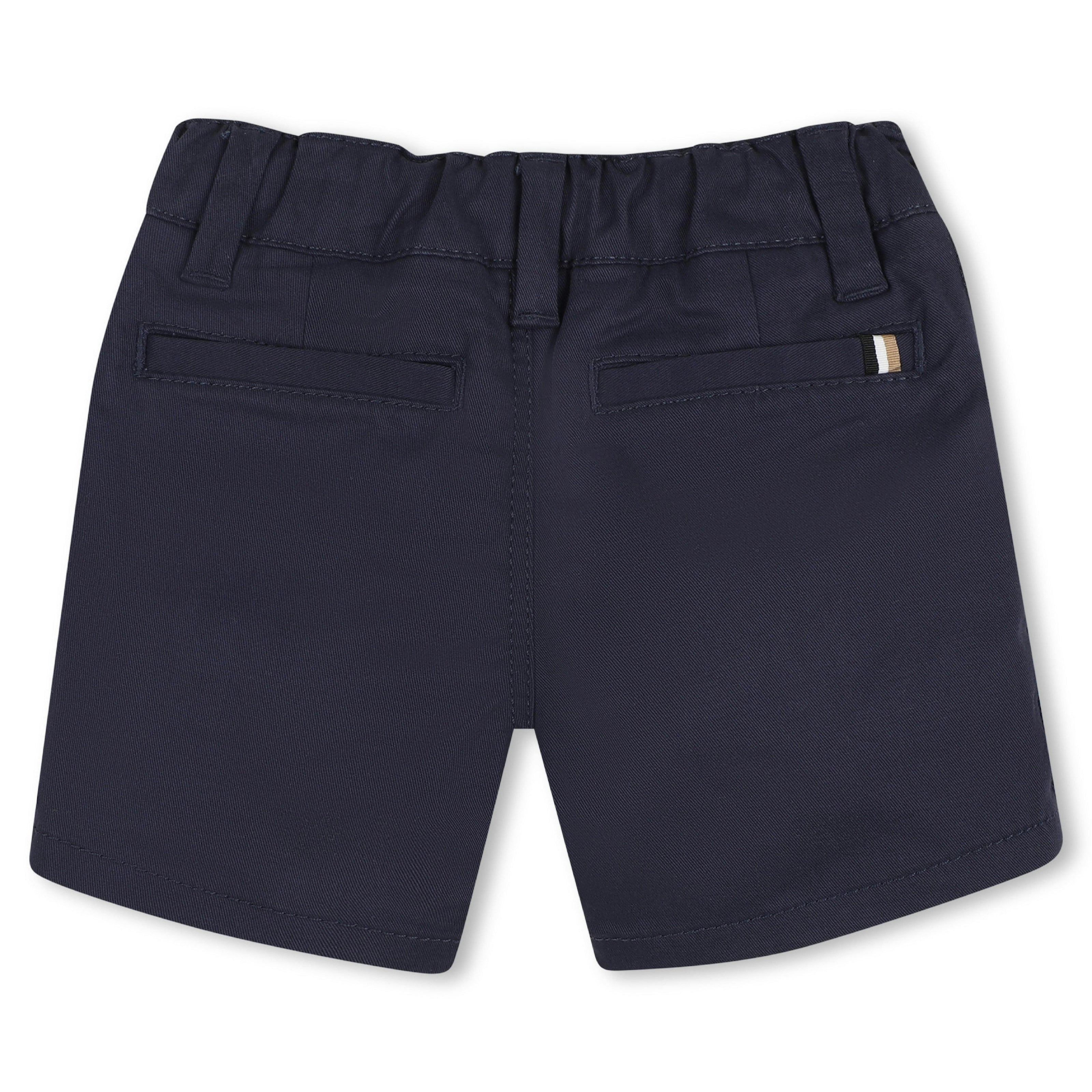 Navy Twill Shorts