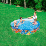 6' x 15" Odyssey Fill 'N Fun Plastic Kids Swimming Pool