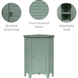 Teamson Home Glancy Corner Floor Cabinet