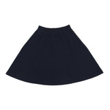 Super Bubble Ribbed Waist A-Line Short Skirt