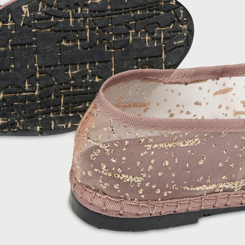 Celie Glitter Mesh Gold