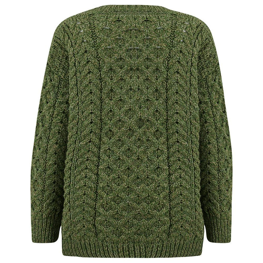 Cadogan Supersoft Merino Children's Sweater - Grass