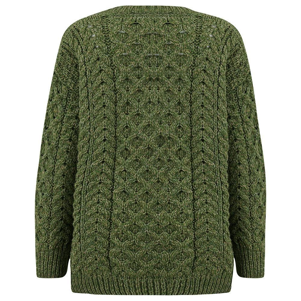 Cadogan Supersoft Merino Children's Sweater - Grass
