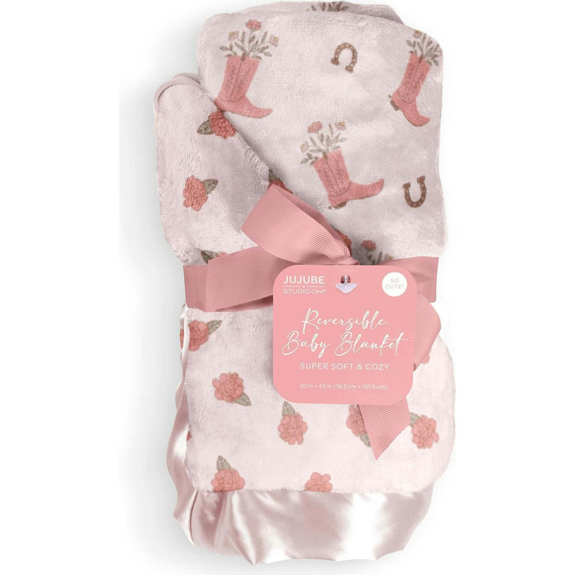 JuJuBe × Studio Oh! Printed Reversible Baby Blankets