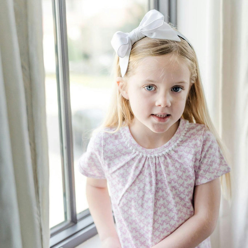 Camden Girls' Dress Pretty Pink Bows
