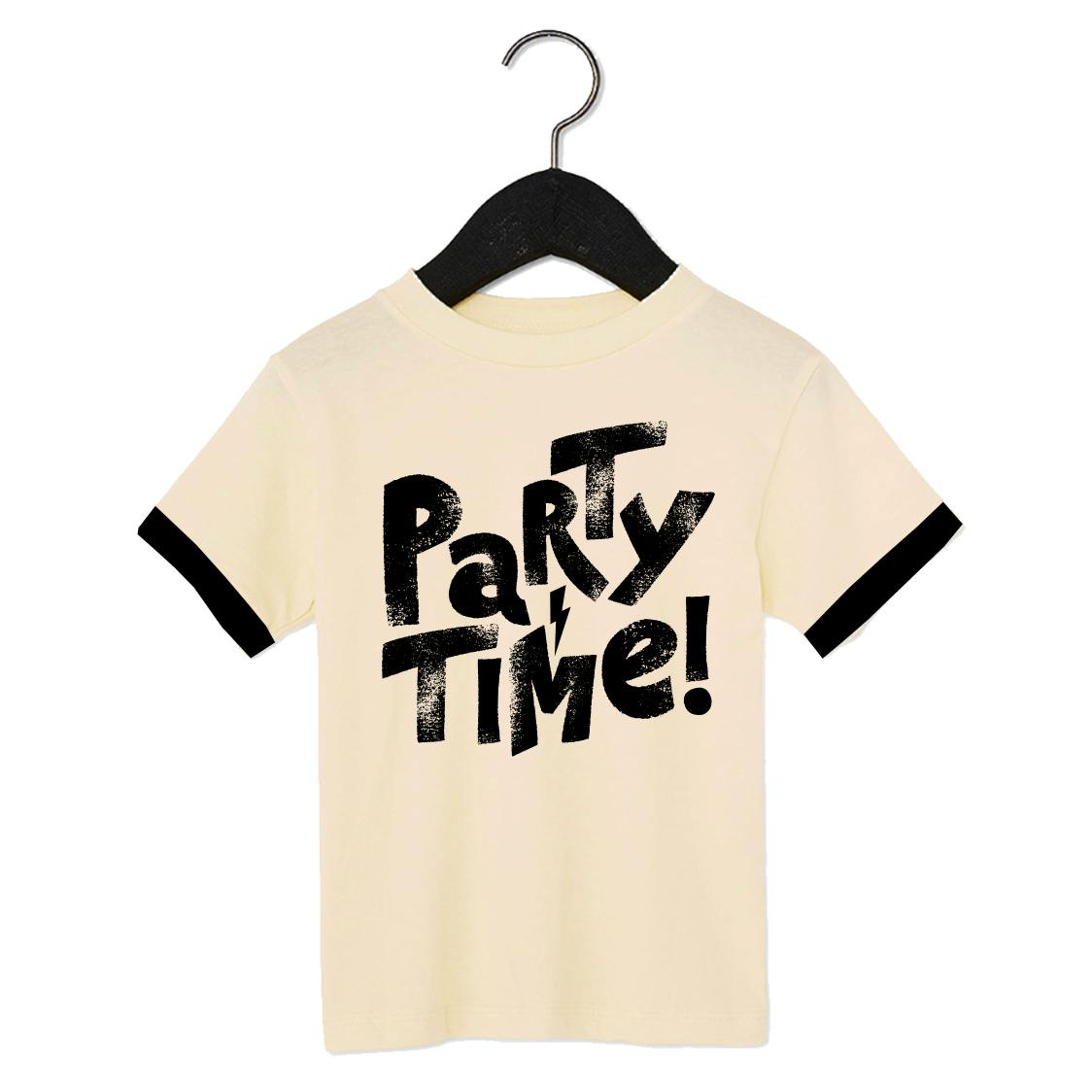 Party Time Cream Tee - Unisex for Boys and Girls