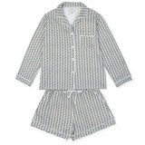 Elizabeth Women's Longsleeve Short Set - Christmas at the Club