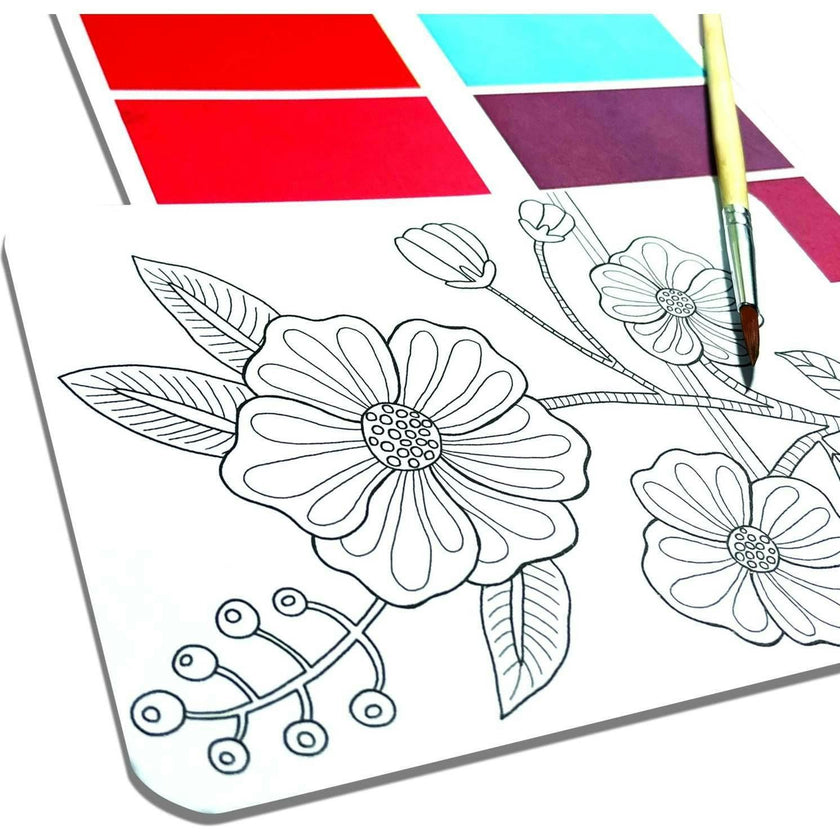 Scenic Hues DIY Watercolor Art Kit - Flowers and Gardens