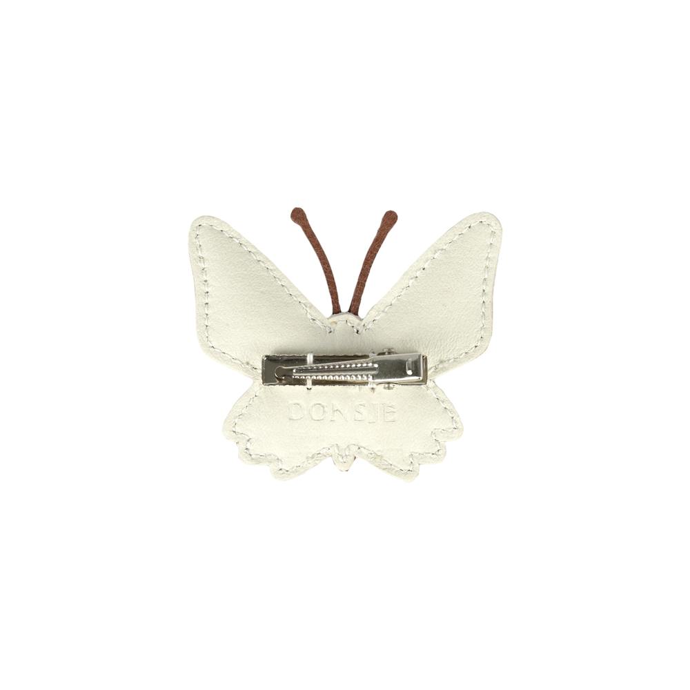 Zaza Sky Hairclip | Butterfly | Powder Metallic Nubuck