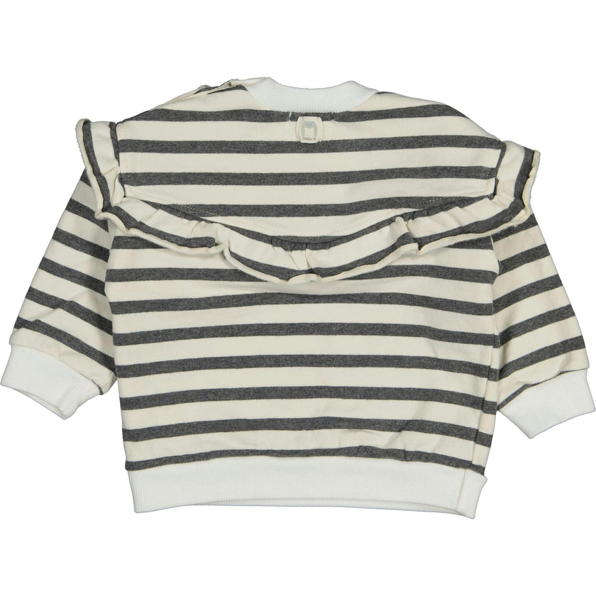 Long Sleeve Sweatshirt with Ruffled detail