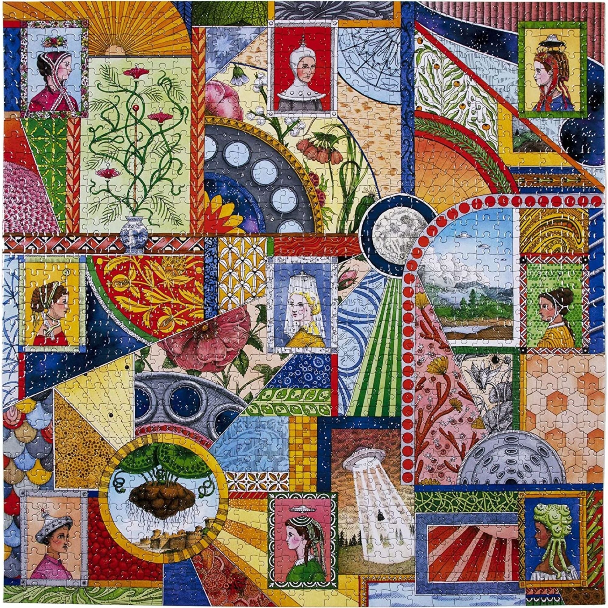 Piece and Love UFO Victorian Ladies 1000 piece jigsaw puzzle