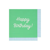 Mixed Happy Birthday Large Napkins