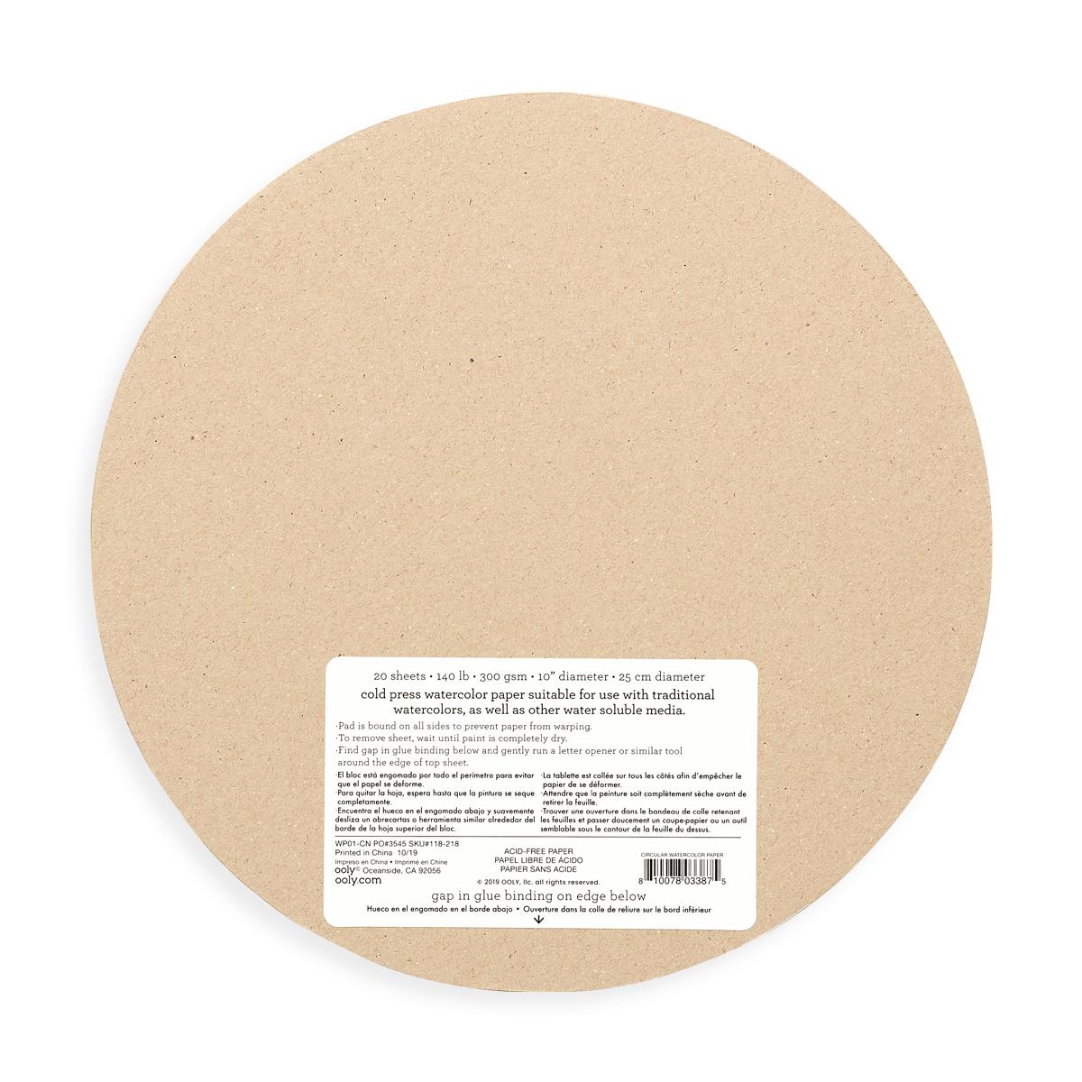 Chroma Blends Circular Watercolor Paper