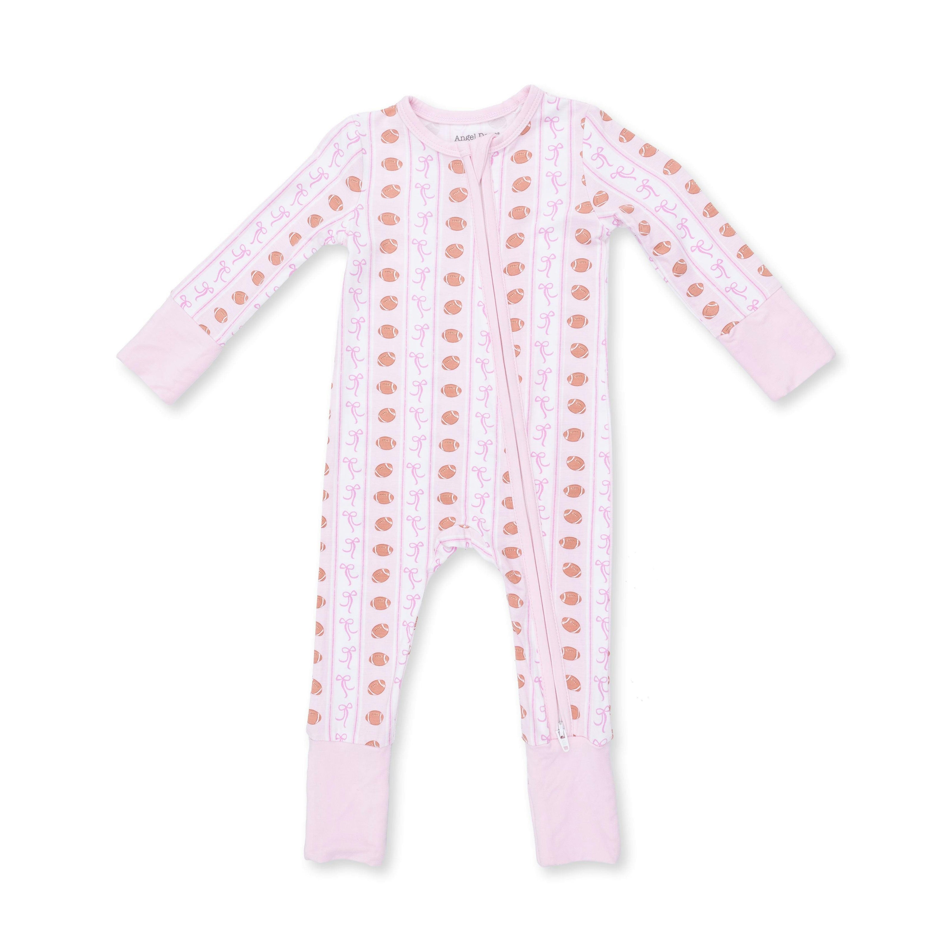 Football Bow Stripe - Convertible Romper