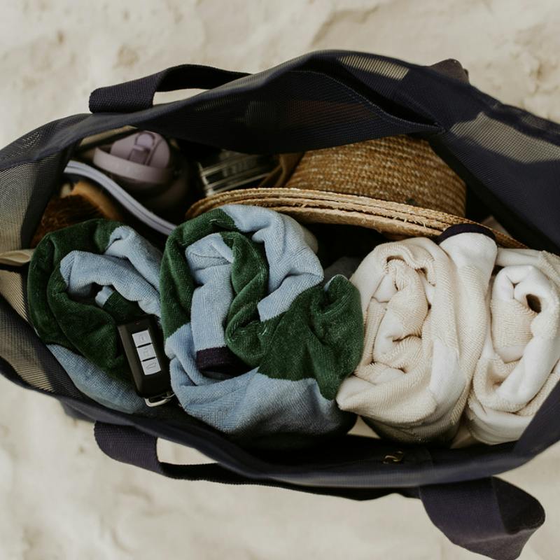 Beach Hauler™ Mesh Beach Bag - Deep Sea