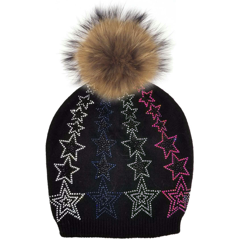 Colored Star Hat (Snap On Pom Sold Separately)