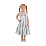 Silver Celestelle Bow Party Dress