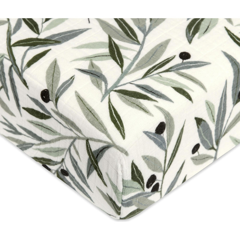 Organic Muslin Cotton Crib Sheet