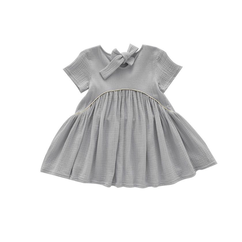 Hi-Low Drop Waist Dress