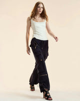 Pinstripe Cargo Pants