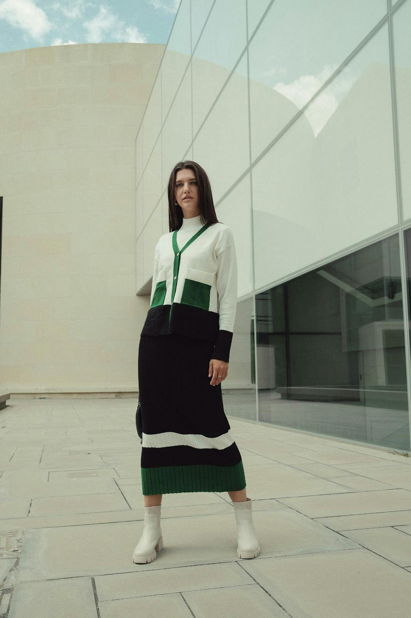 Ribbed Knit Skirt