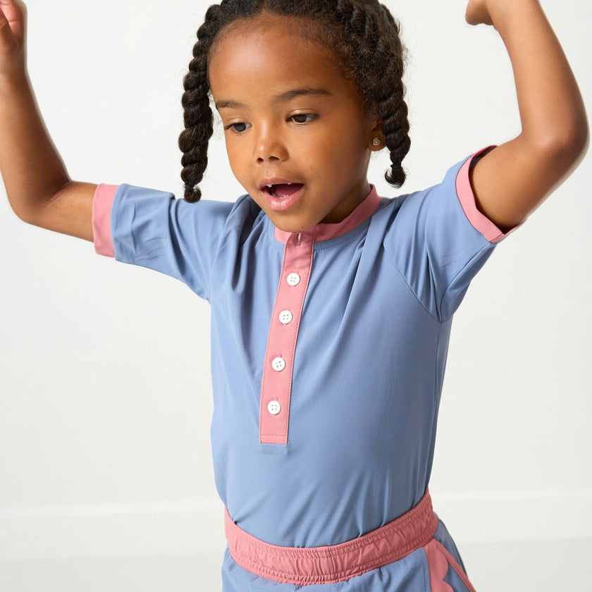 Girls Henley Top
