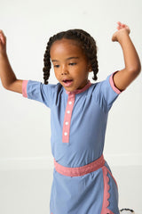 Girls Henley Top