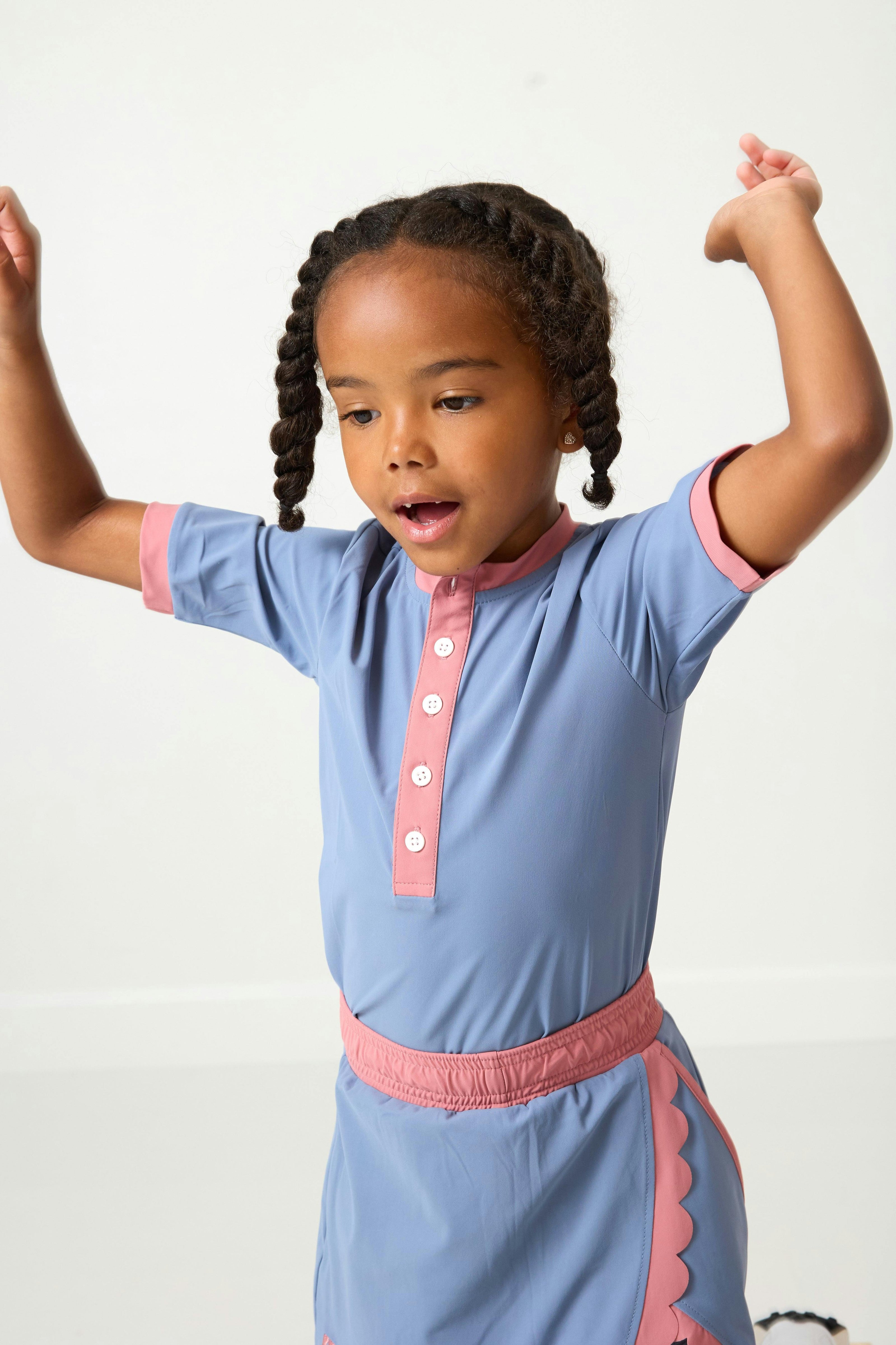Girls Henley Top