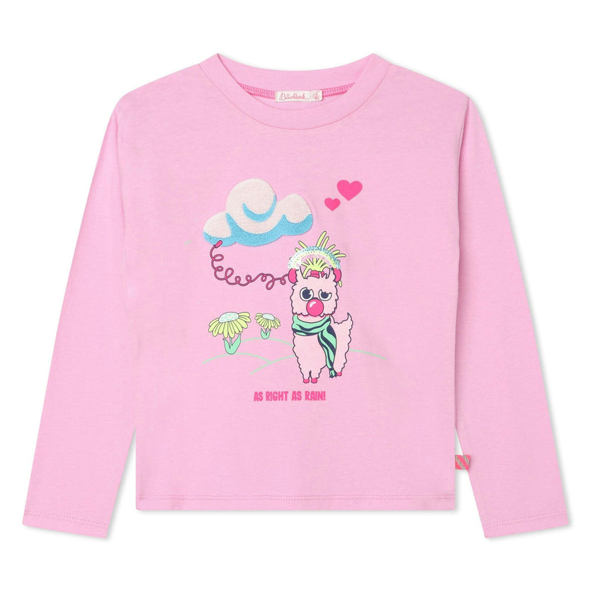 Pink Llama Graphic T-Shirt