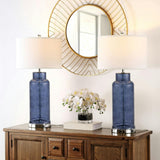 Bottle Glass Table Lamps With USB Port