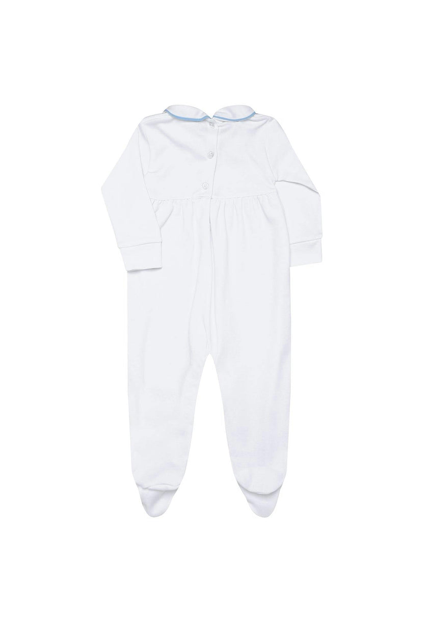 Nella Long Sleeve Smocked Footie