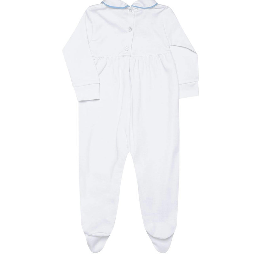 Nella Long Sleeve Smocked Footie