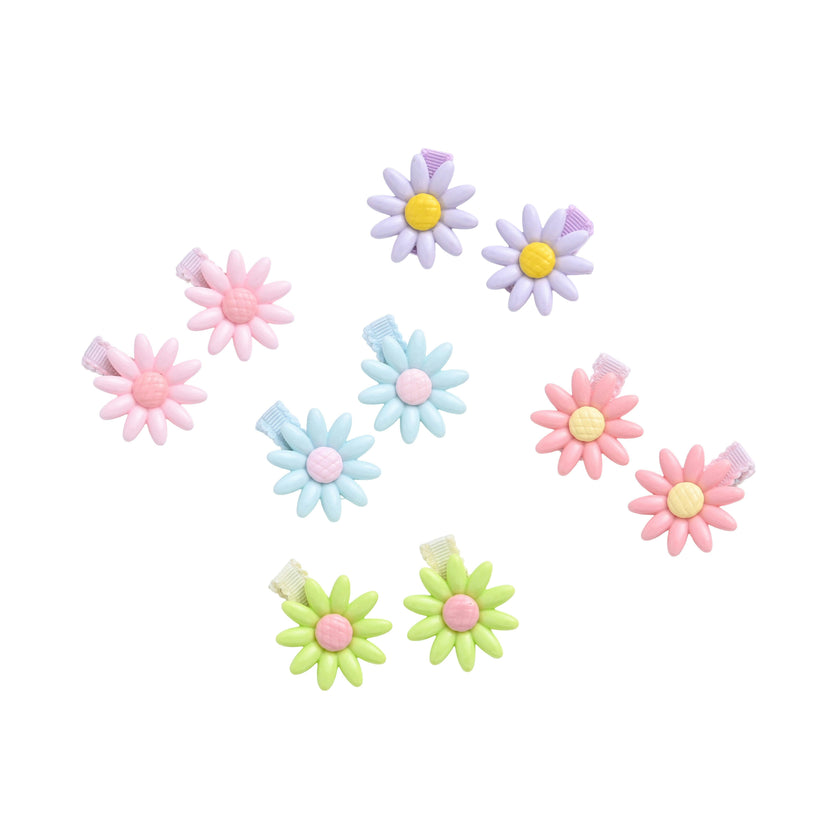 Daisy Hair Clip Set