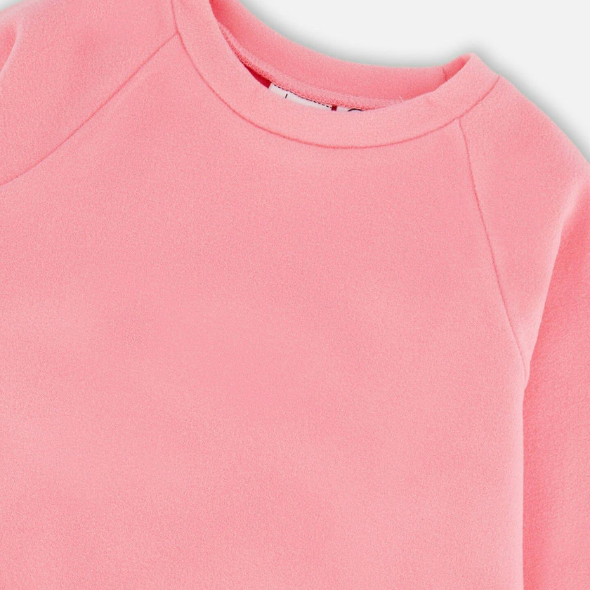 Tunic Tee With Embroidered Pockets Light Pink