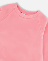 Tunic Tee With Embroidered Pockets Light Pink