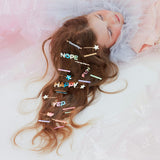 Archived Glitter Rainbow Hair Clips