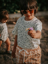 Classic Wayfarer Sustainable Sunglasses | Bio-Based · Bendable · Polarized | Child | 3-8 Y | Ivory Tortoise