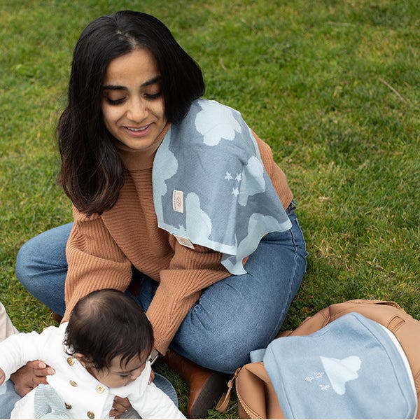 Dreamy Clouds Baby Blanket Set