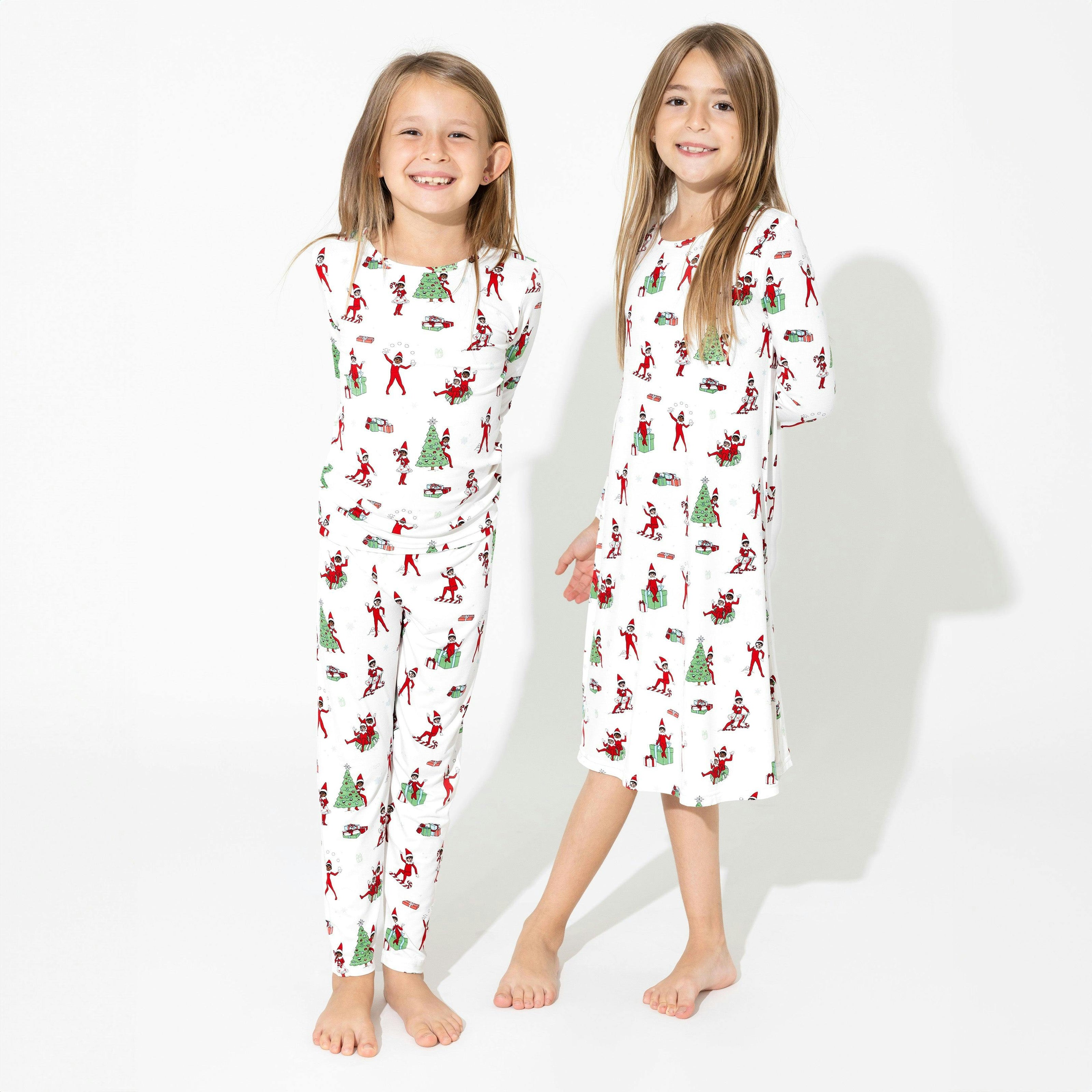 The Elf On The Shelf Bamboo Girls' Long Sleeve Dress