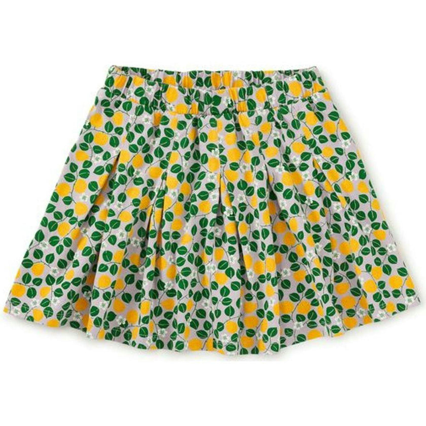 Pleated Jersey Skirt, Multi