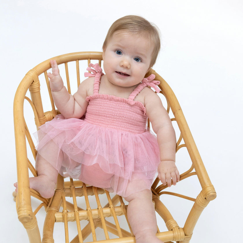 Solid Muslin Poignant Pink - Tutu Bubble
