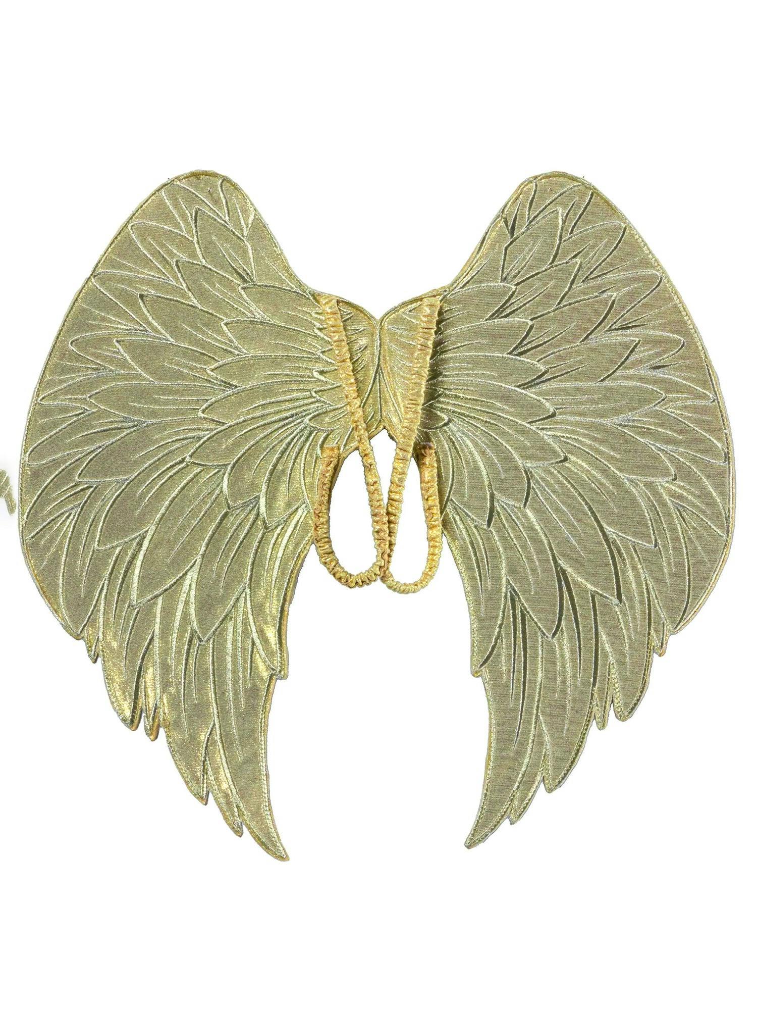 Gold Holiday Angel Wings for Kids